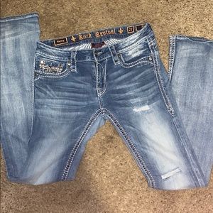 Rock revival Nancy mid rise jeans